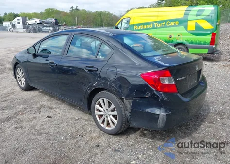 2012 Honda Civic Ex from USA, damaged, VIN 2HGFB2F8XCH508099